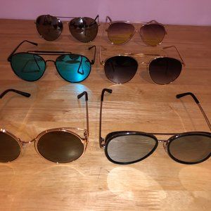 sunglasses  6 variety pack. 6 DIFFERENT SUNGLASSES